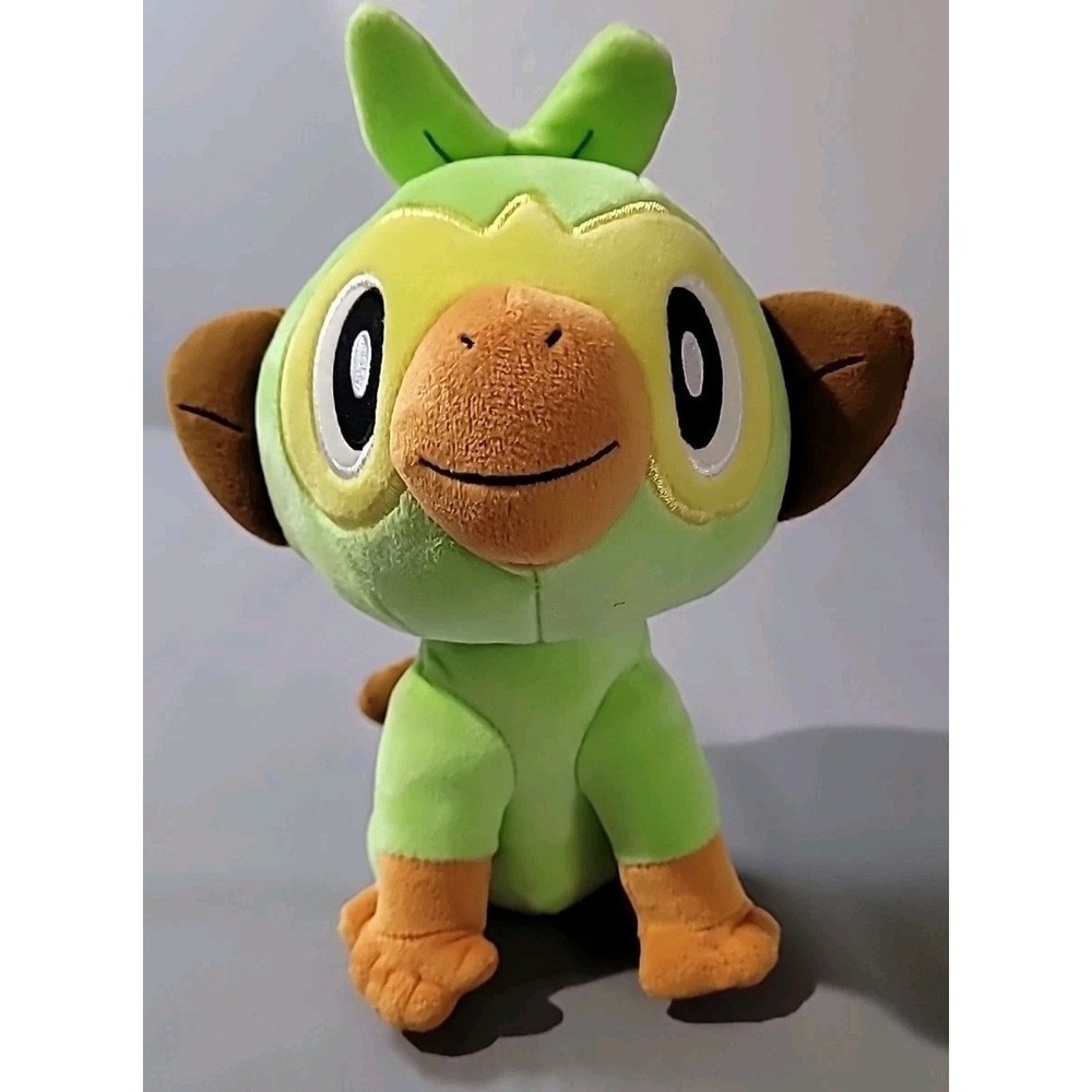 Pokemon Grookey 8" Plush Stuffed Animal Toy 2022 Nintendo Jazwares Authentic New